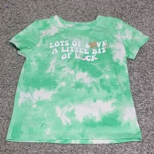 Green Tie-Dye Kids Shirt